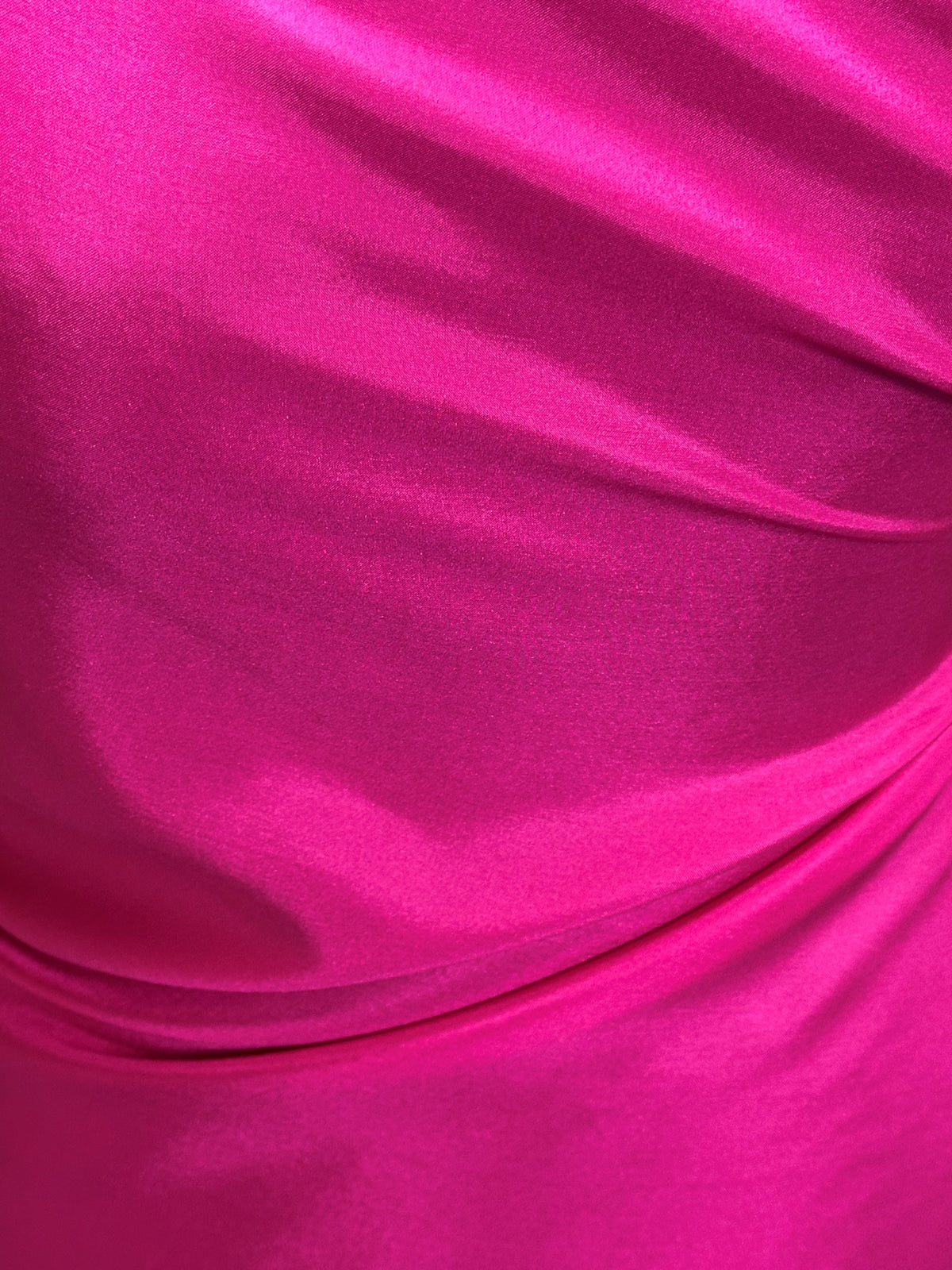 Fuchsia Pink Silk Habotai - Mosaic
