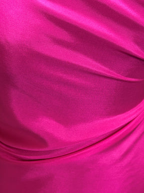Fuchsia Pink Silk Habotai - Mosaic