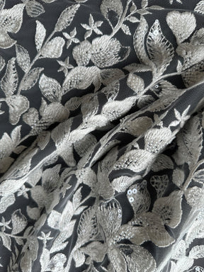 Ivory Beaded Embroidery Lace - Cheney