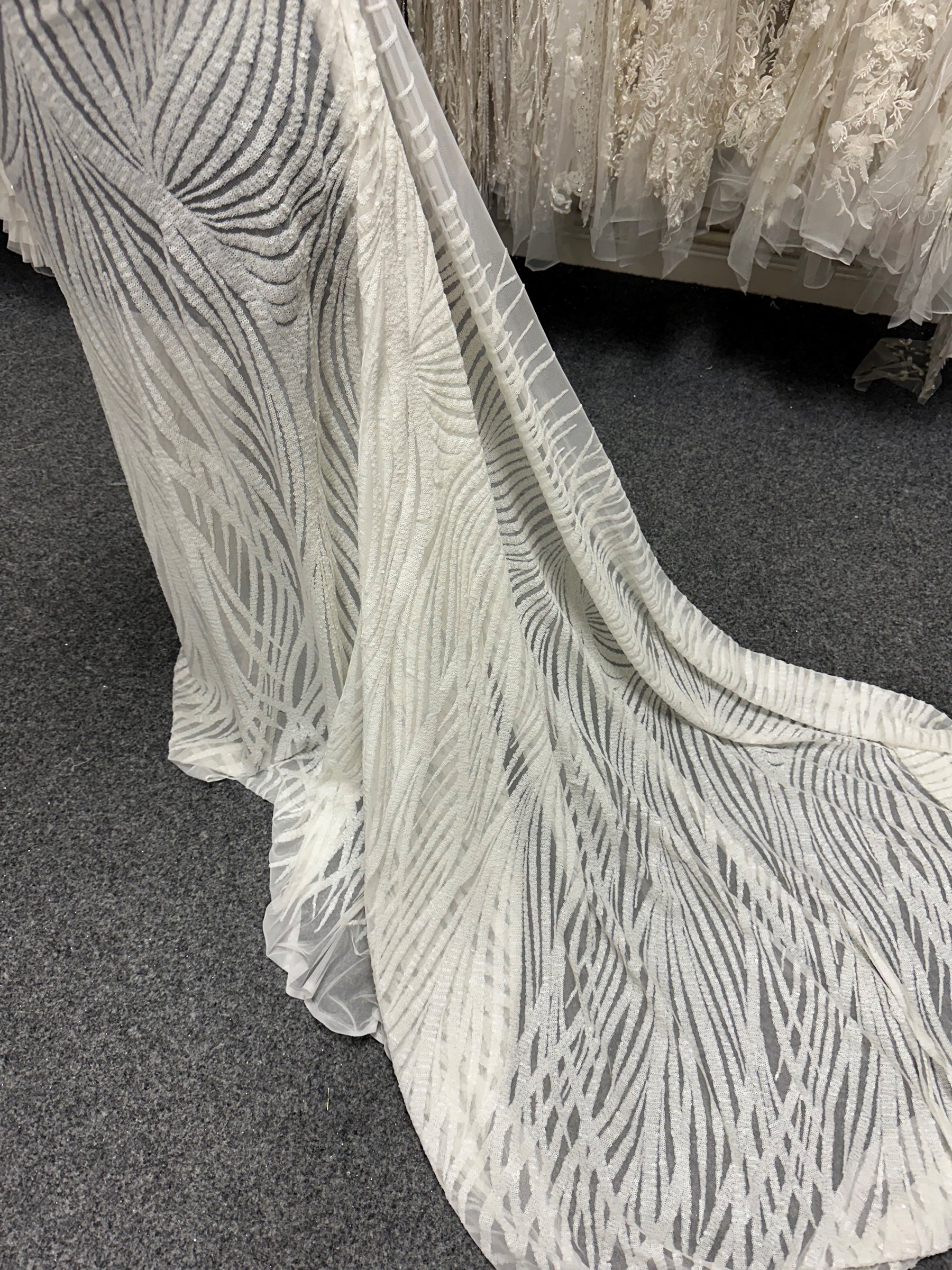 Ivory Sequin Tulle - Galatasaray