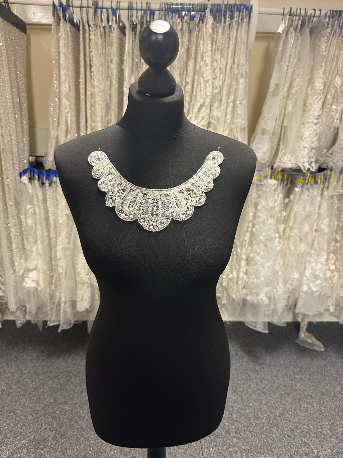 Crystal Neckline Embroidery - Ace