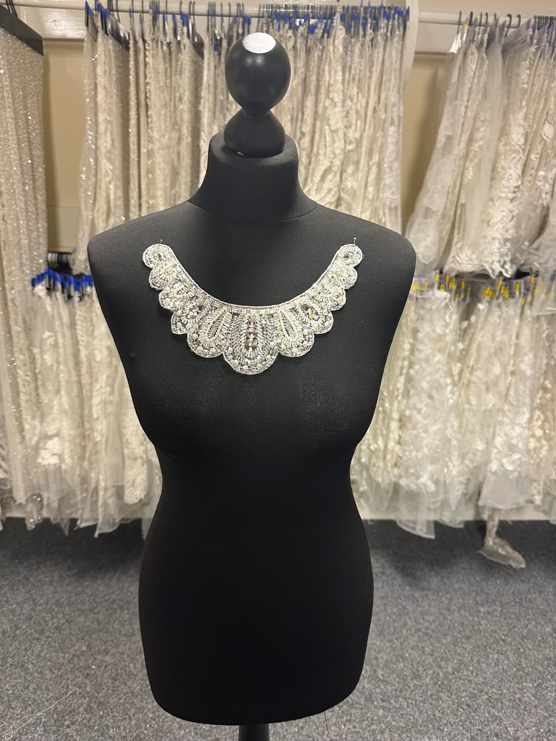 Crystal Neckline Embroidery - Ace