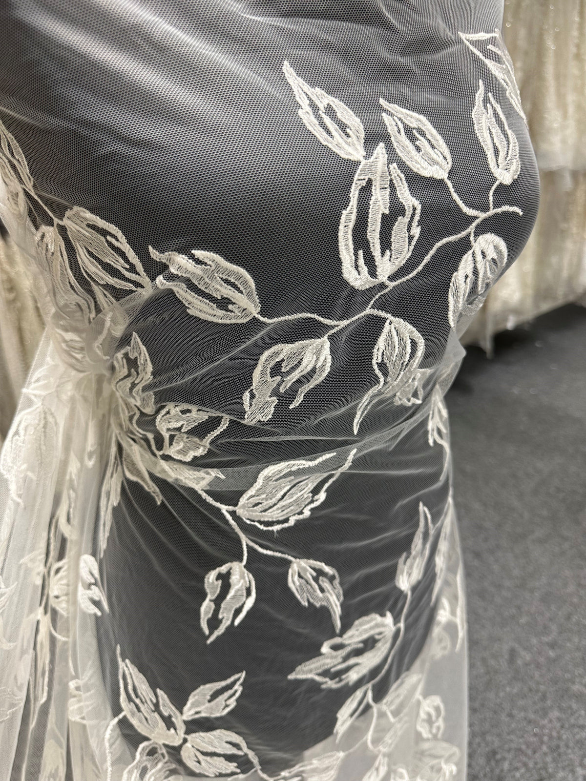Ivory Embroidered Lace -  Citra