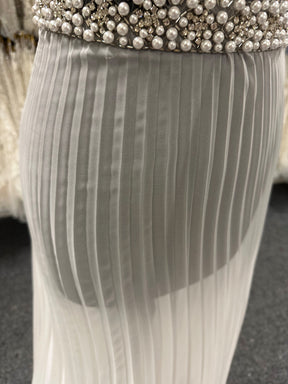 Ivory Pleated Panels - Soleil