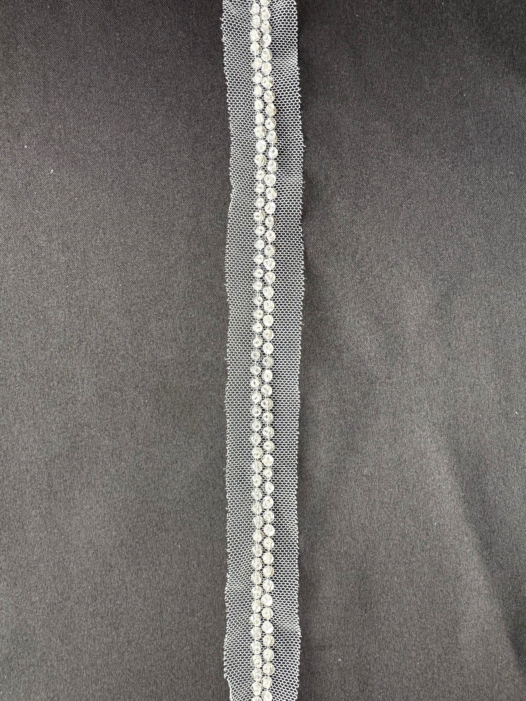 Ivory Beaded Dress Trim - EH2030