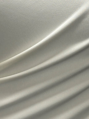 Ivory Polyester Stretch Crepe - Compassion