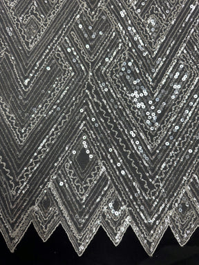 Ivory Sequined Tulle - Angola