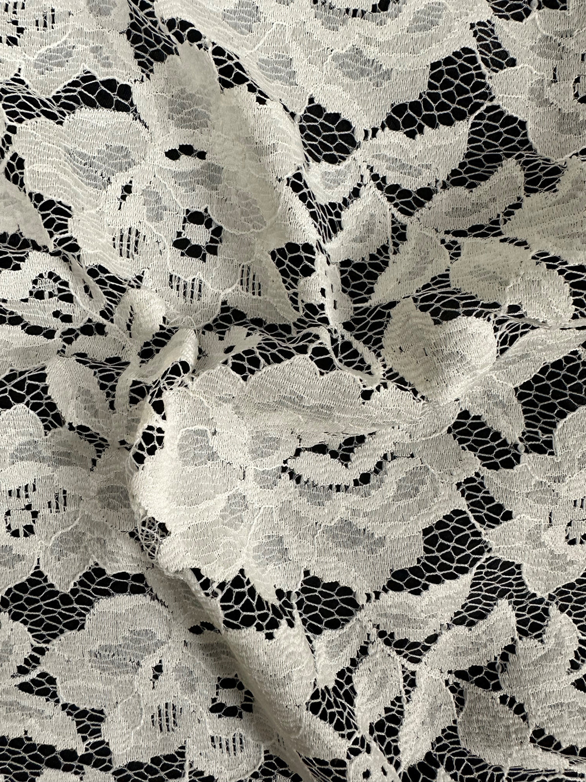 Ivory Raschel Lace - Jenica