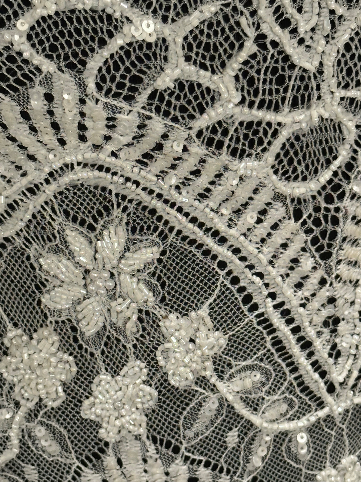Ivory Beaded Lace - Gaia