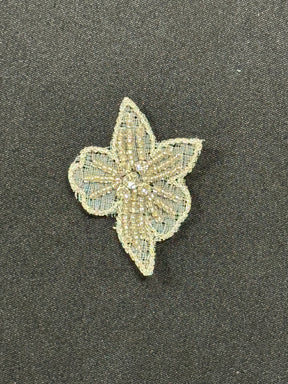 Crystalised Flower Applique - Deidre