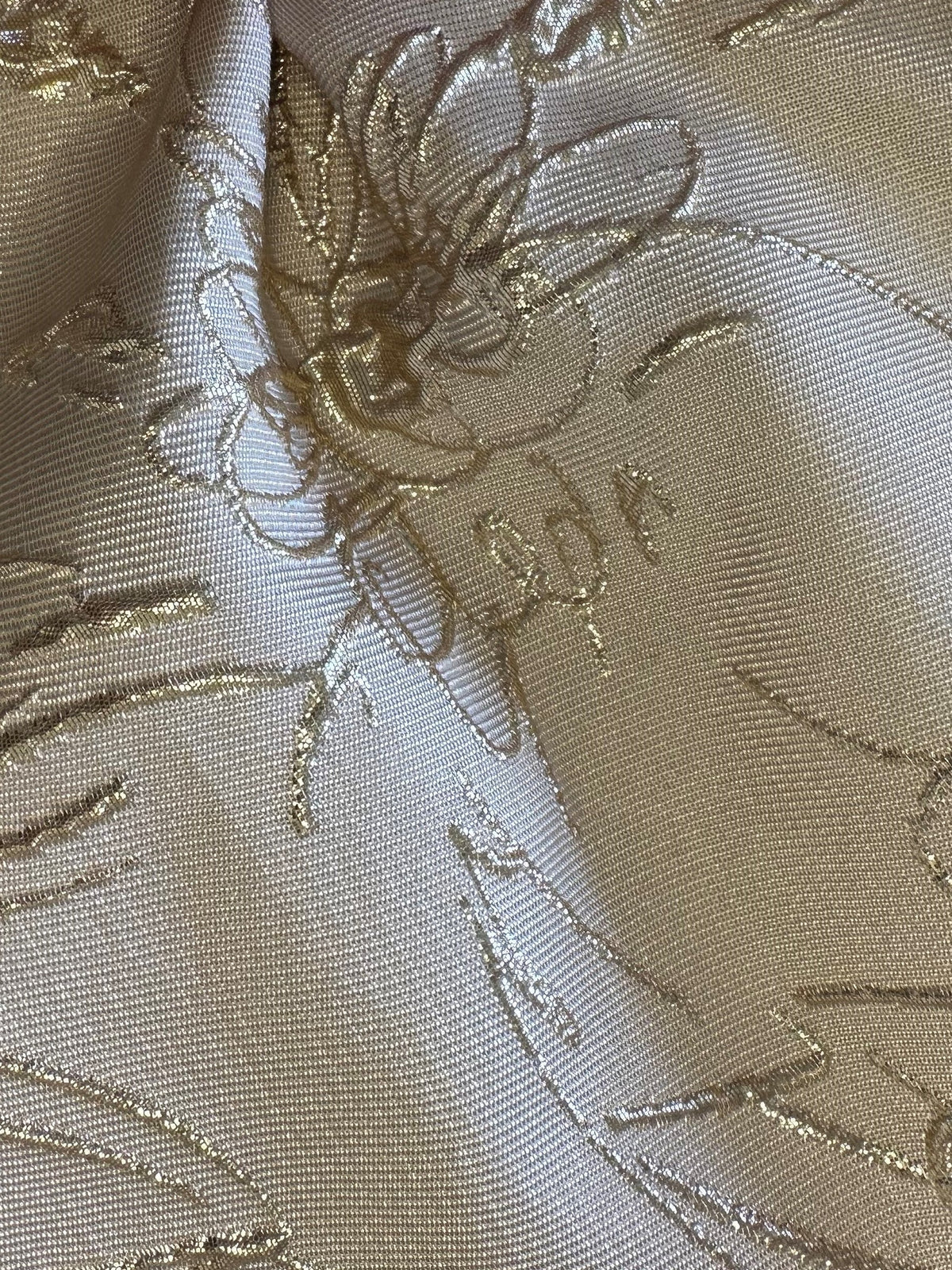 Champagne Jacquard Brocade - Calamity