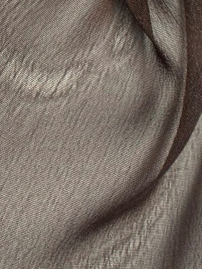 Chocolate Polyester Chiffon - Galit