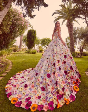 Multi-colored Embroidered Lace - Wyatt