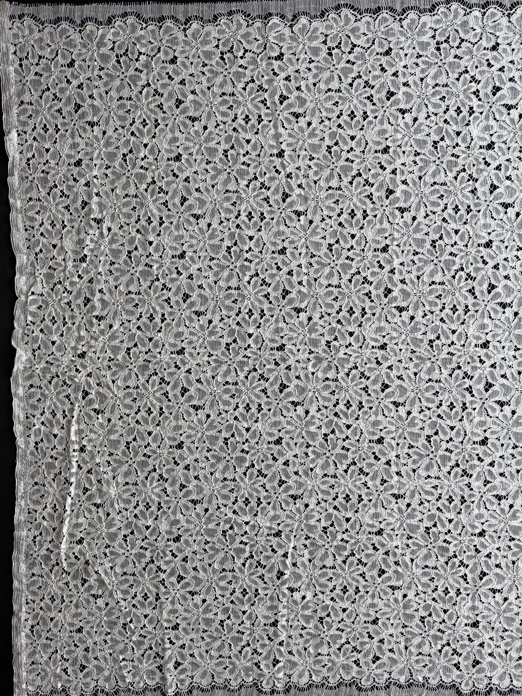 Ivory Corded French Lace - LA4006