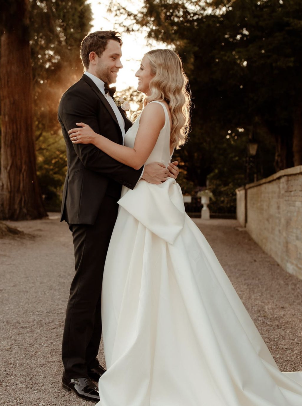 ivory silk organza wedding dress Beatrice | Slip Silk Satin Wedding Dress
