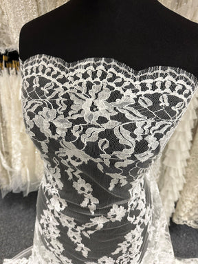Ivory Chantilly Lace - Crew