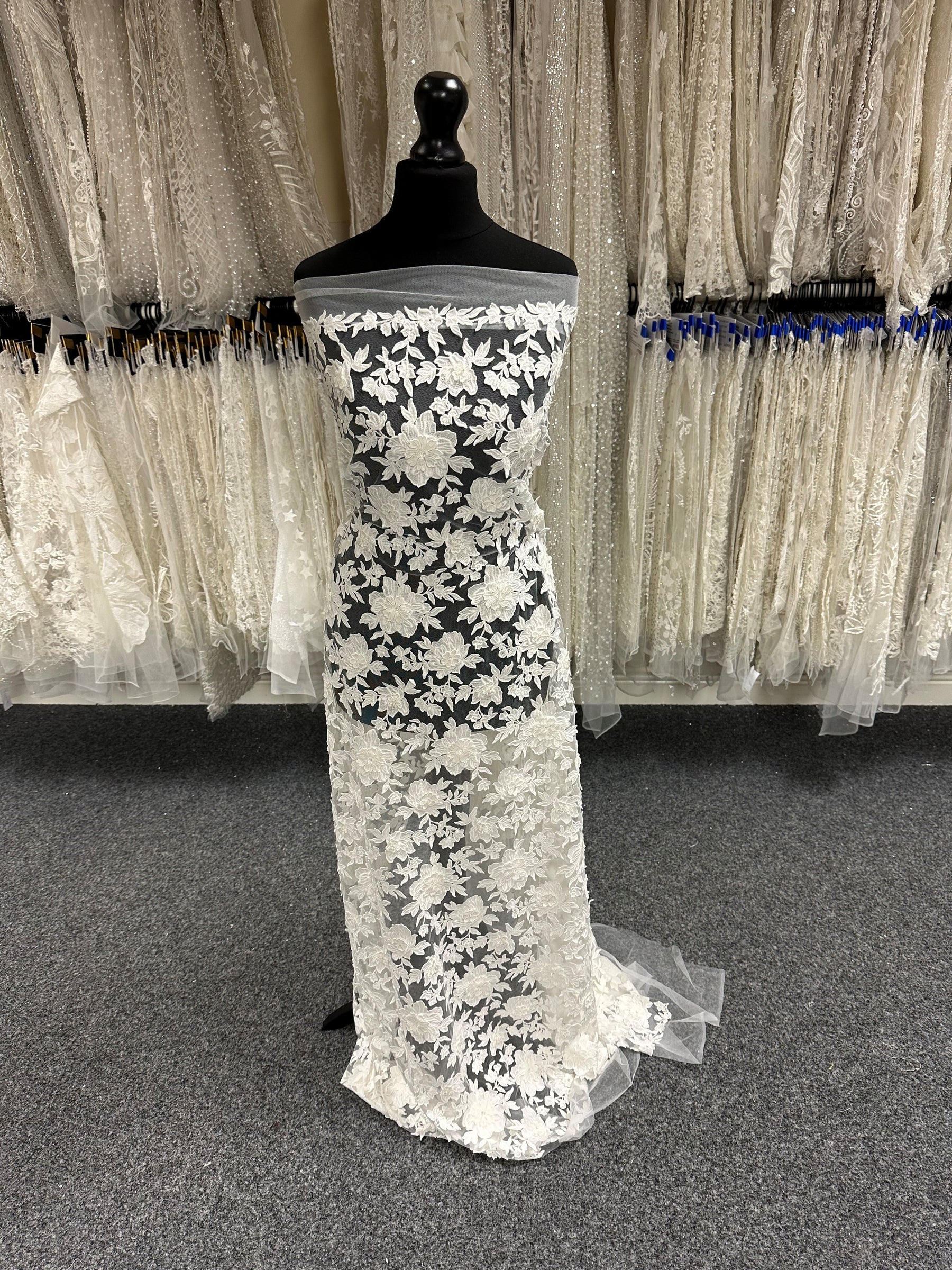 Ivory Embroidered Lace - Fiona (CF)