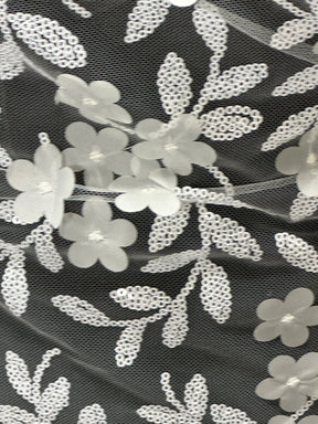 Ivory 3D Embroidered Lace – Finch