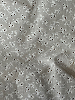 Ivory Broderie Anglaise - Cork