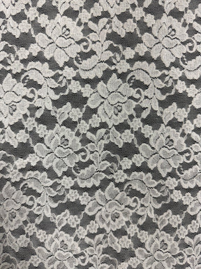 Ivory Stretch Raschel Lace - Perugia