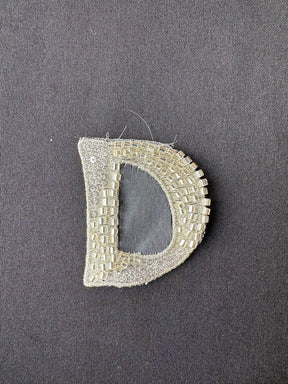 Beaded Letter D