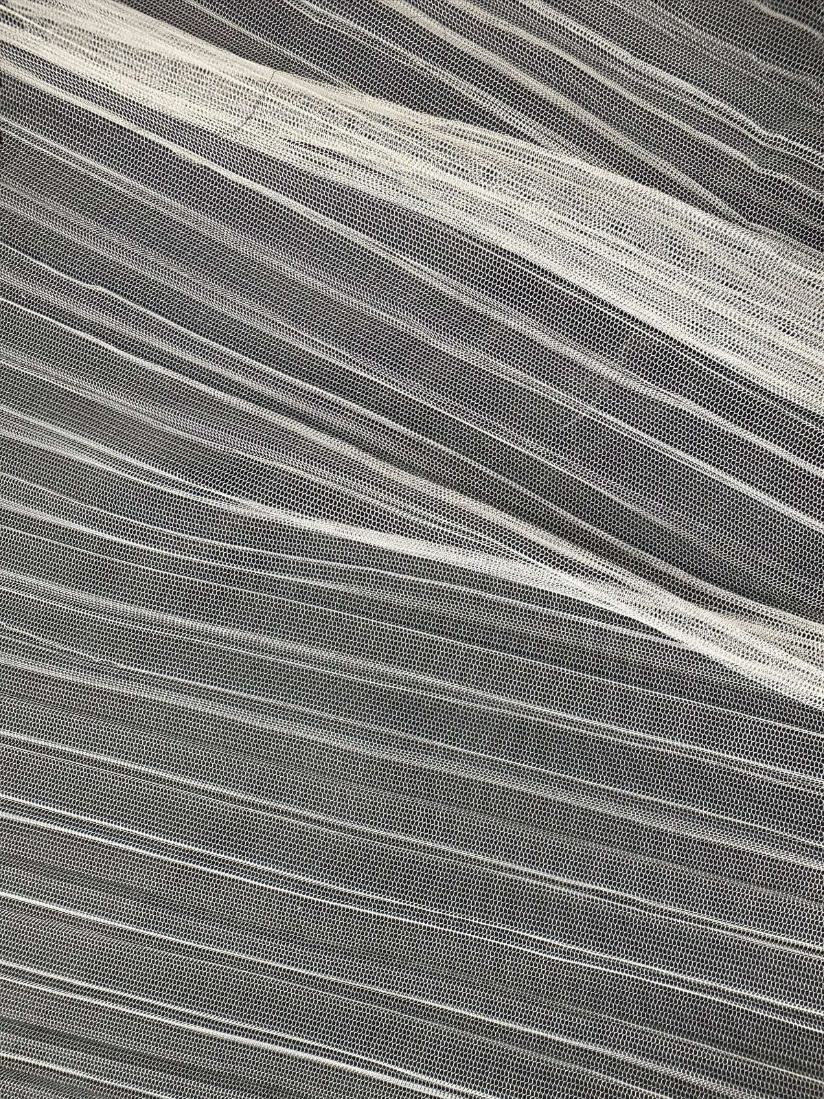 White Pleated Polyamide Tulle - Dolce Vita (CF)