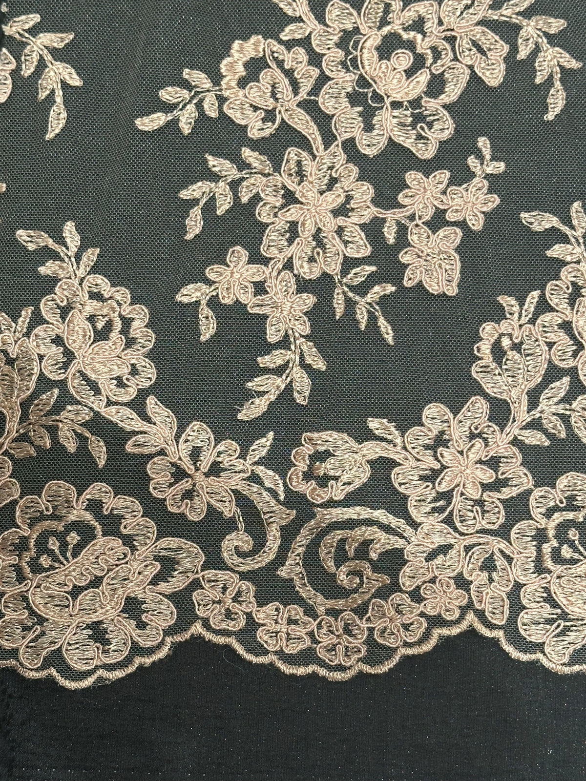 Nude Unbeaded Corded Lace - Naomi (CF)