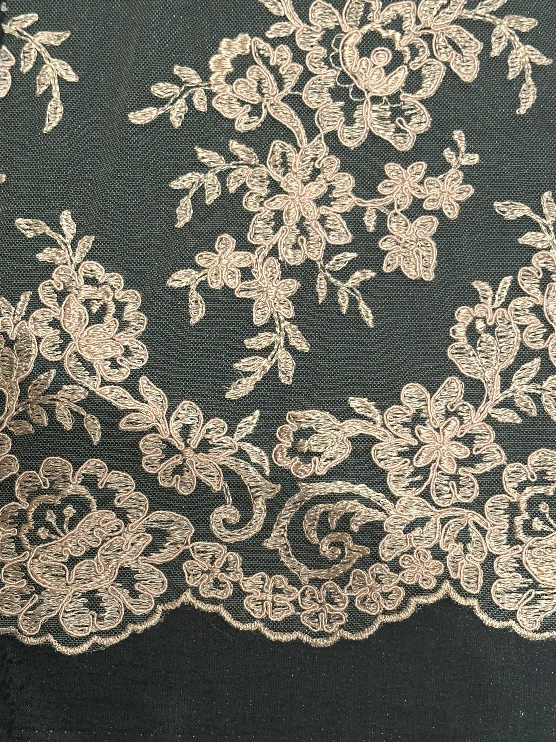 Nude Unbeaded Corded Lace - Naomi (CF)