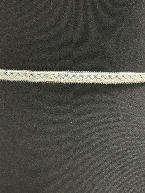 Ivory Narrow Lace Trim - Mettle