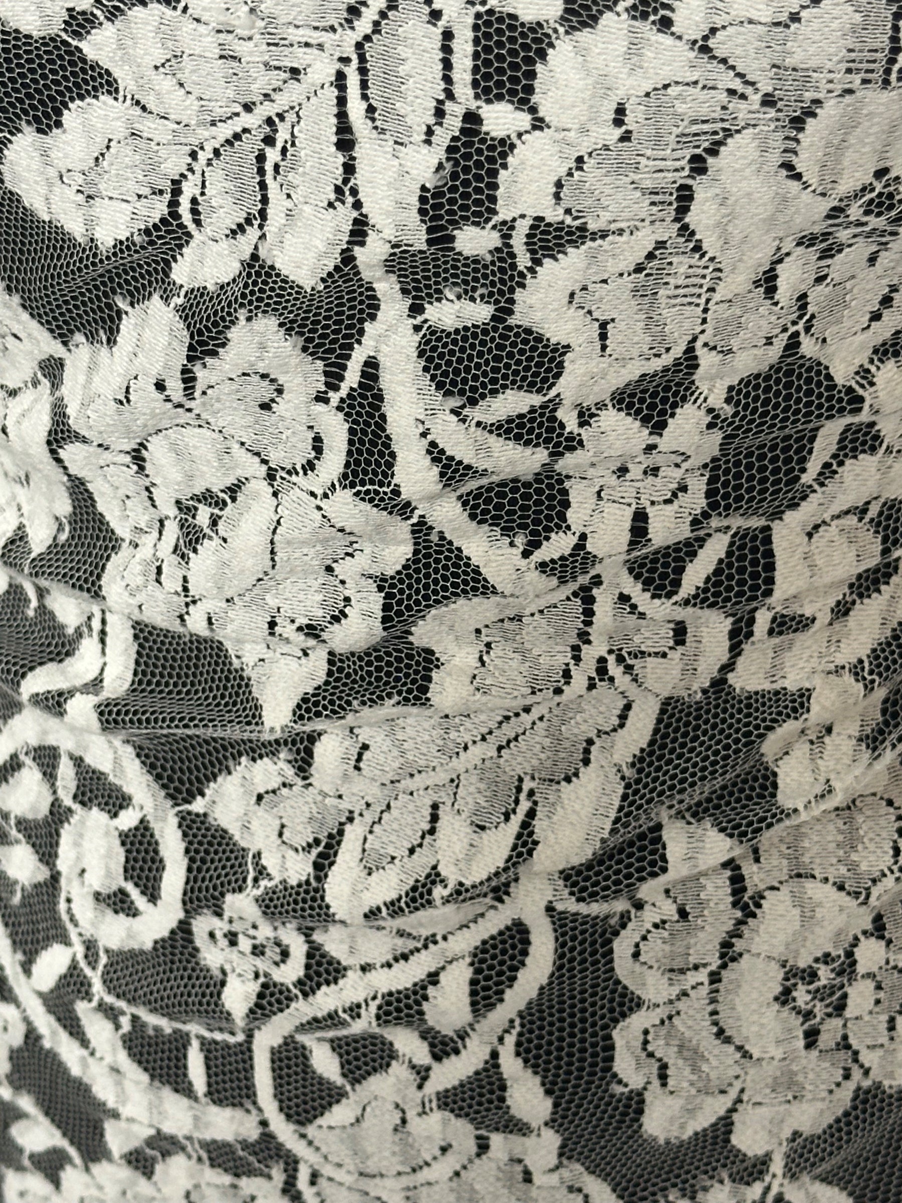 Ivory Organic Chantilly Lace - Nola
