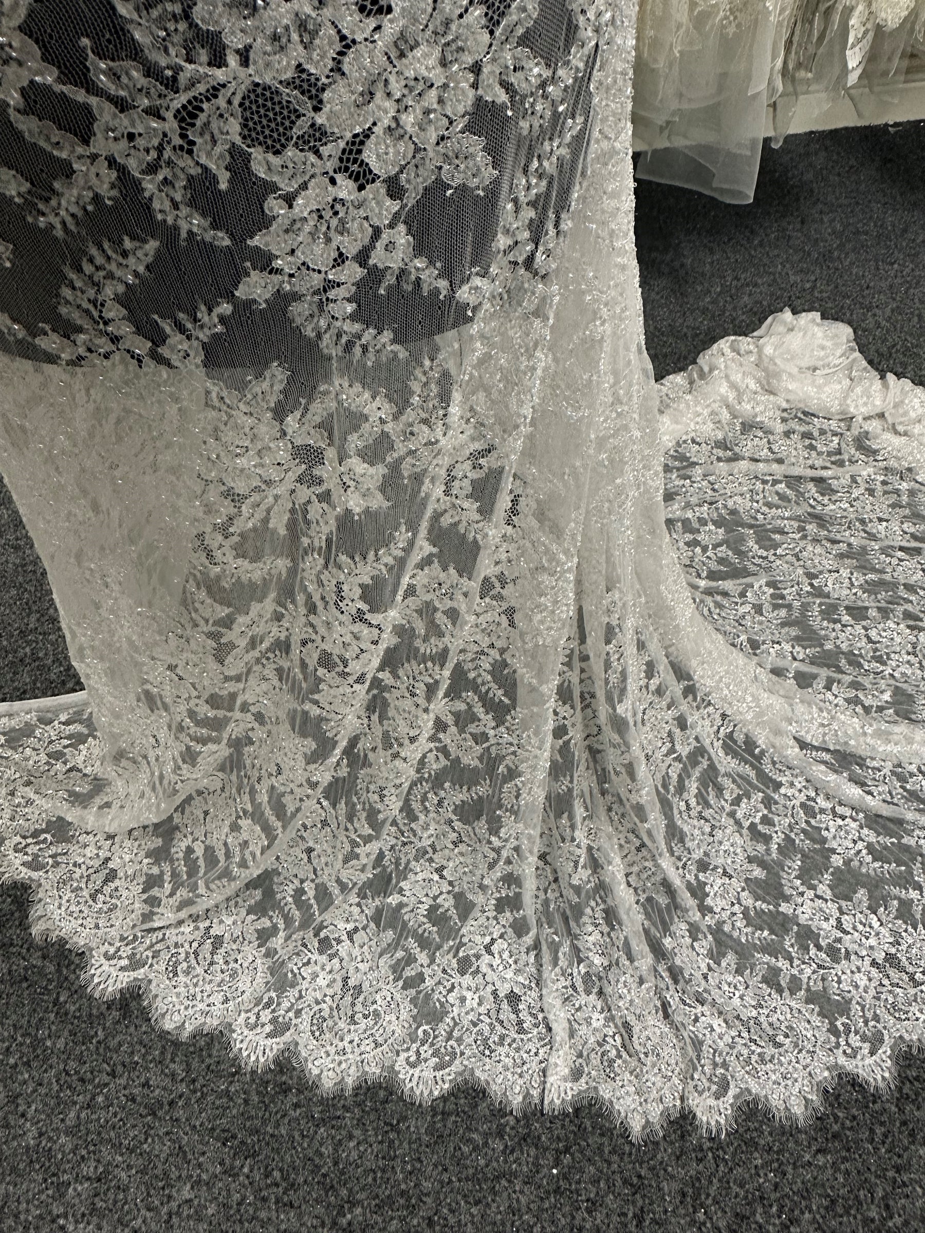 Ivory Beaded Lace - Manny