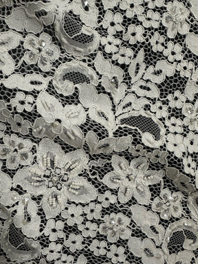 Ivory Beaded and Corded Lace - Annabel (CF)