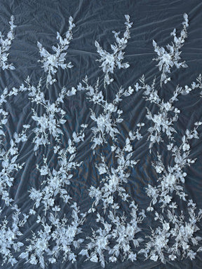 Ivory 3D Flower Lace - Oktober