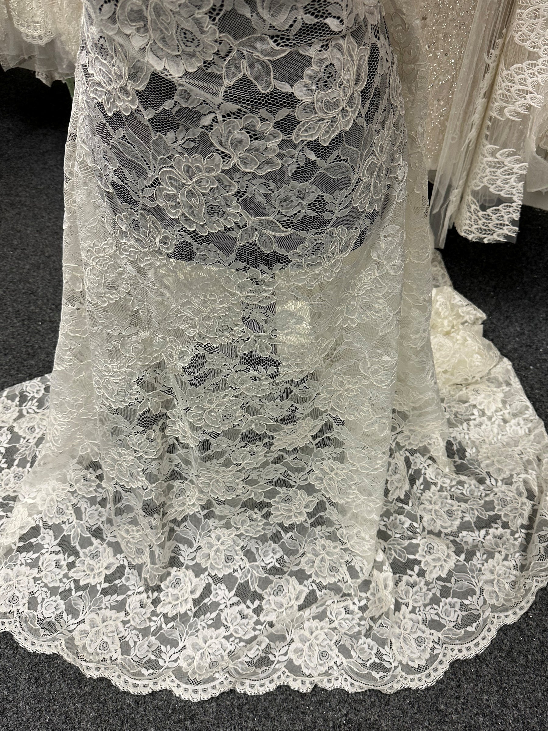 Ivory Corded Lace - P213