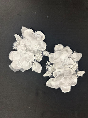 White 3D Lace Appliques - AP 2029 (CF)