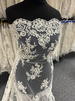 Ivory Beaded Bridal Lace - Noisy
