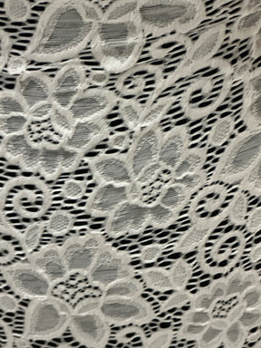 Ivory Stretch Guipure Lace  - Laud