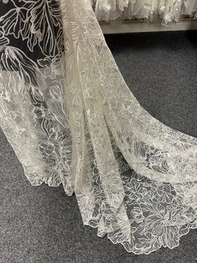 Ivory Embroidered Lace - Cosette
