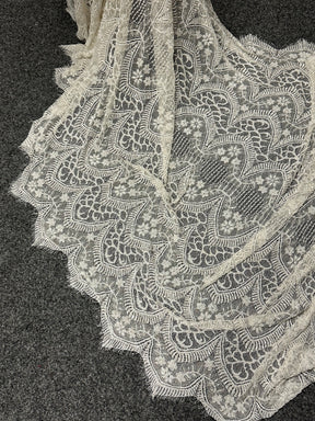 Ivory Beaded Lace - Gaia
