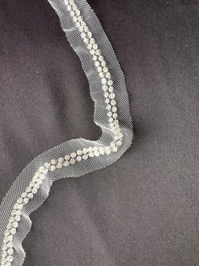 Ivory Beaded Dress Trim - EH2030