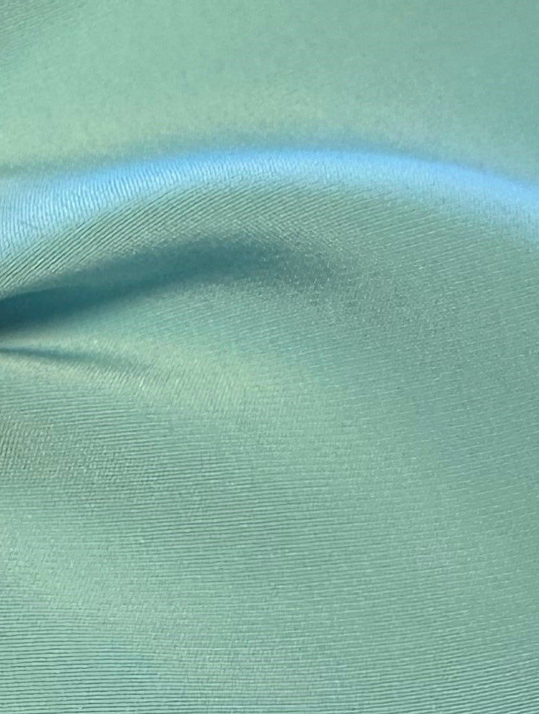 Lightweight Duck Egg Blue olyester Satin -  Jamaica