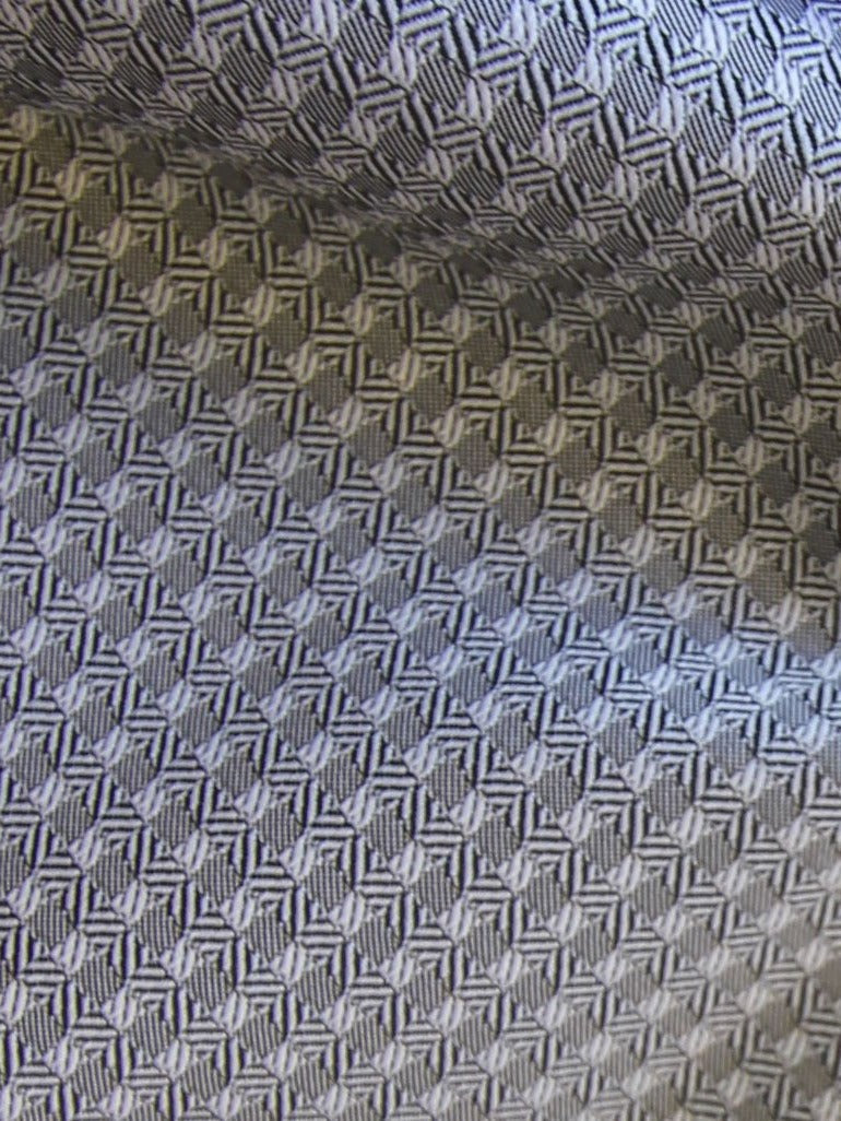 Silver Waistcoat Fabric - Dundee