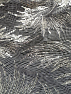Ivory Sequin Lace - EB3031