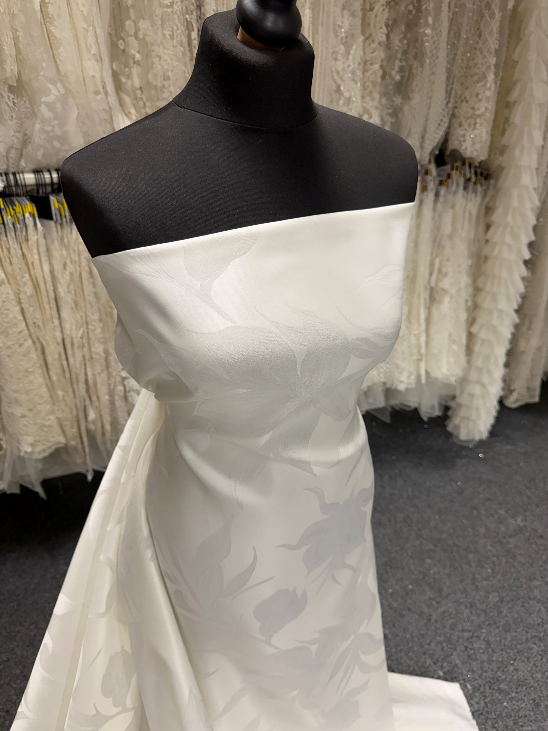 Ivory Italian Silk Blend Brocade - Worthy