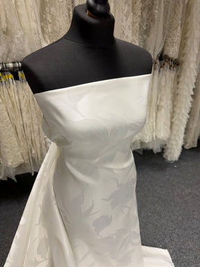 Ivory Italian Silk Blend Brocade - Worthy