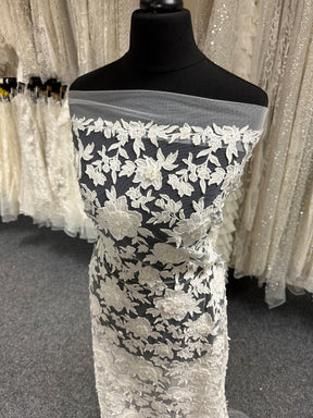 Ivory Embroidered Lace - Fiona (CF)