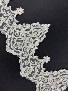 Ivory Beaded Lace Trim - Zara T 902(CF)