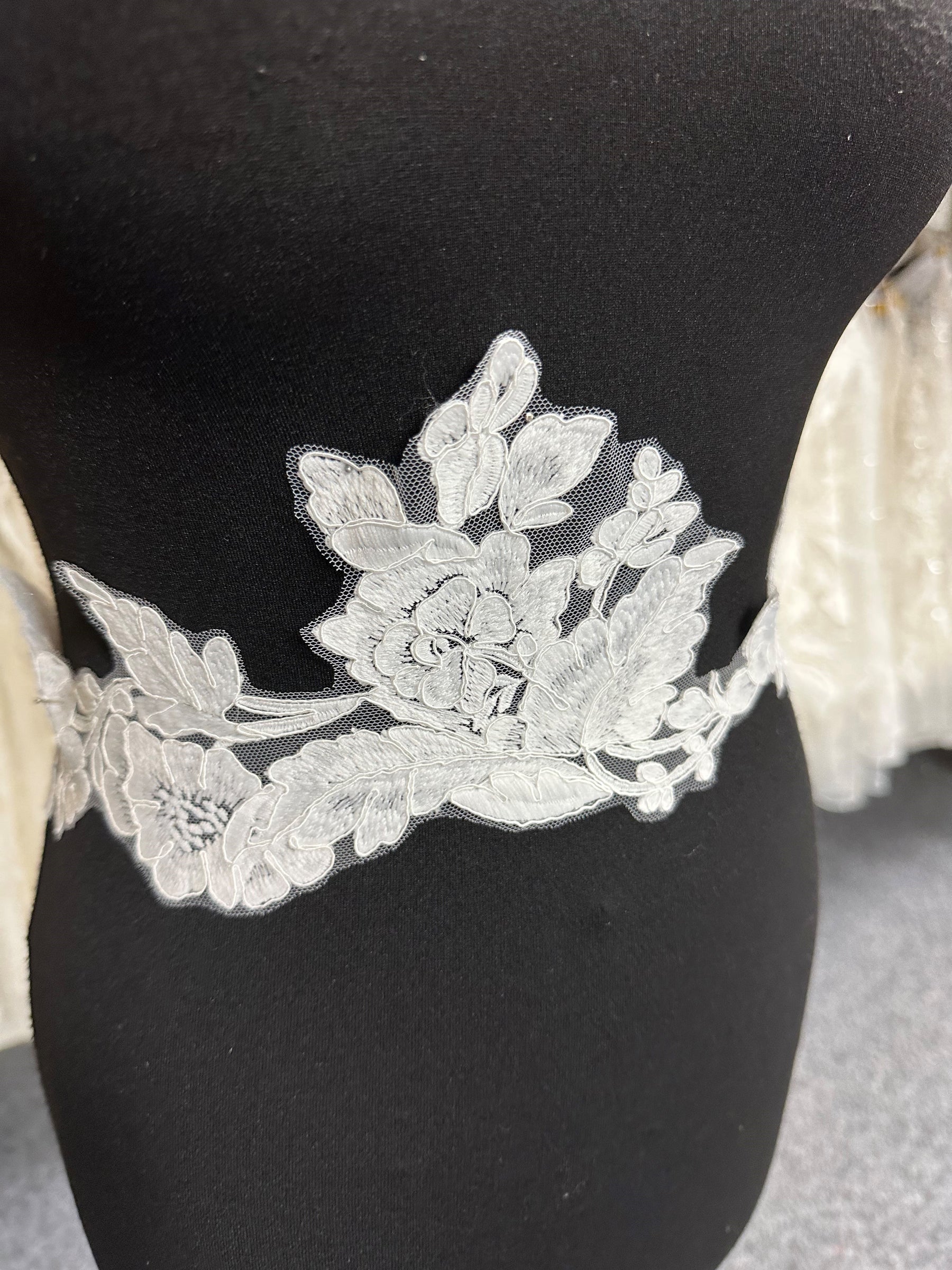 Ivory Corded Lace Trim - Company