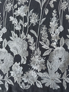 Ivory Embroidered Lace - Genby