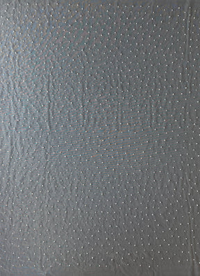 Ivory Beaded Tulle - EB1071